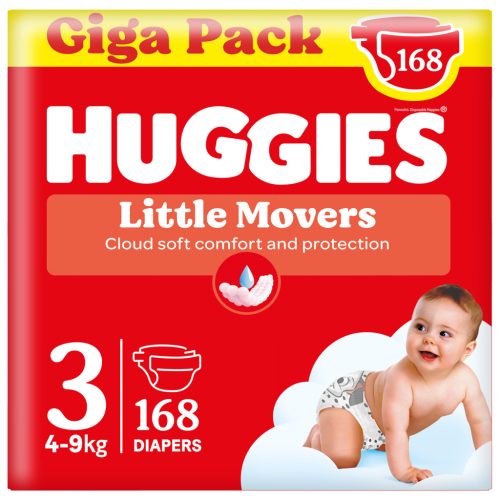 U1020063_main Підгузки Huggies Little Movers 3 (4-9 кг) M-pack, 168 шт (5029053577852)