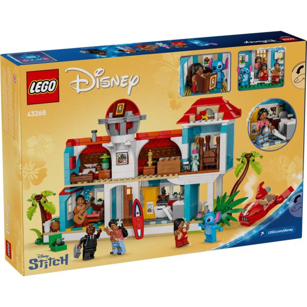 U1021011_6main Конструктор LEGO Disney Classic Пляжний будинок Ліло і Стіч (43268)