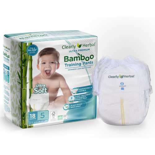 U1030613_main Підгузки Clearly Herbal Bamboo, розмір 5 (12-17 кг), 18 шт. (1125)
