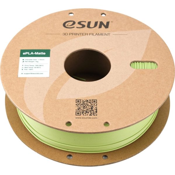 U1035477_3main Пластик для 3D-принтера eSUN ePLA-Matte, 1,75мм, 1кг, green matcha (ePLA-Matte-P175MAG1)
