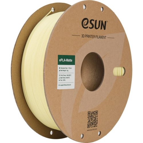 U1035478_main Пластик для 3D-принтера eSUN ePLA-Matte, 1,75мм, 1кг, almond yellow (ePLA-Matte-P175AY1)