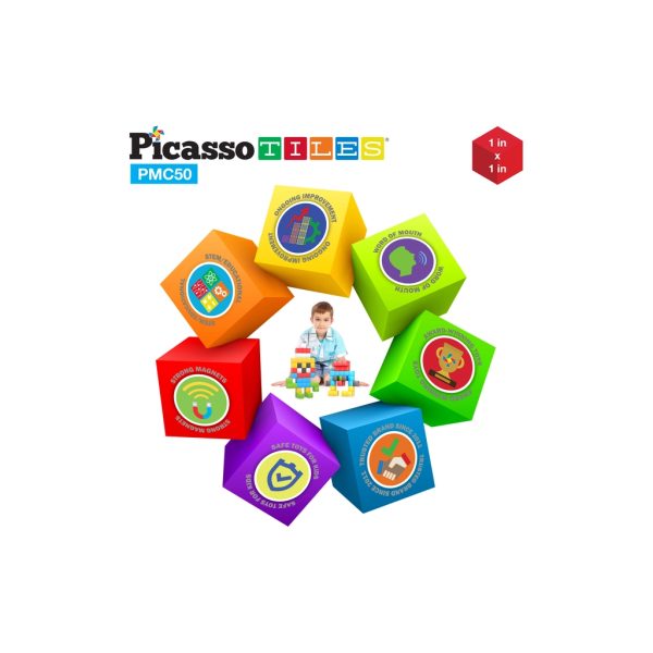 U1035946_6main Конструктор Picasso магнітний Tiles Building Cubes 50 деталей (817338023645)