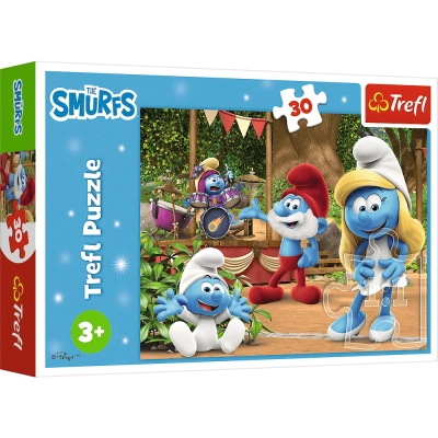U1038682_big Пазл Trefl The Smurfs Смурфет і Смурфики 30 елементів (5900511183122)