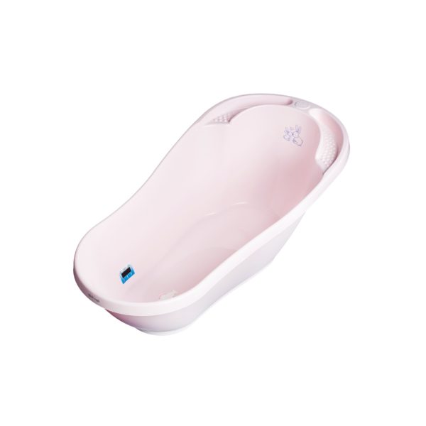 U1041456_main Ванночка Tega Baby Bunny зі зливом 92 см powder pink (KR-011-104)