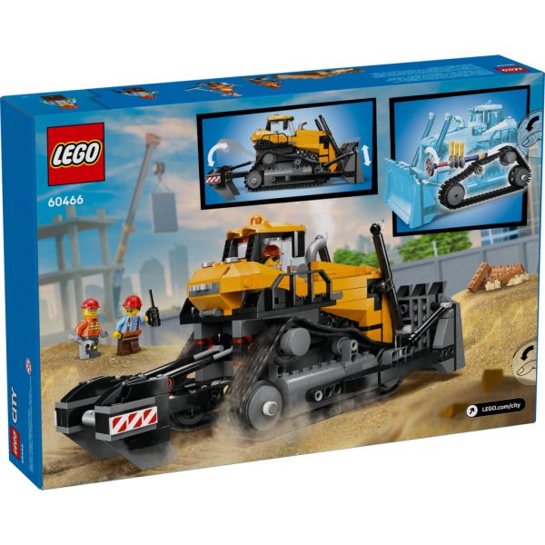 Конструктор LEGO City Жовтий бульдозер (60466)