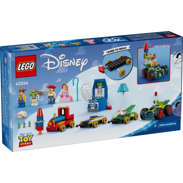 U1058151_7main Конструктор LEGO Disney та Pixar Святкування з Історії іграшок: поїзд та авто для гонок (43264)