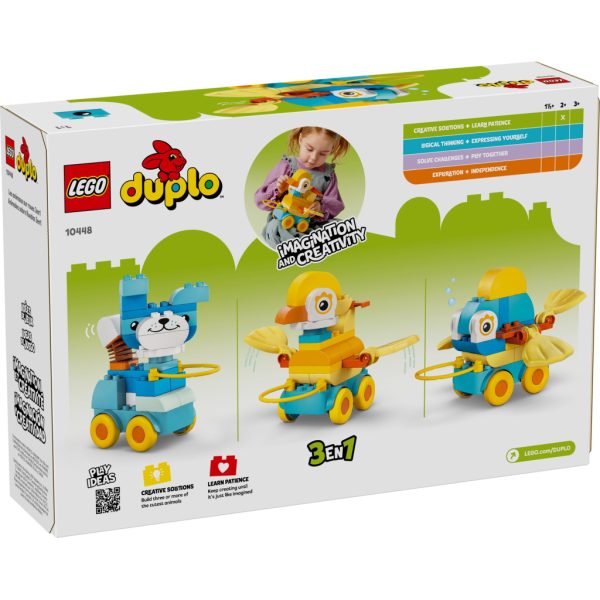 U1058163_7main Конструктор LEGO DUPLO Тварини на колесах 3 в 1 (10448-)
