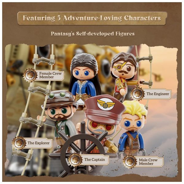 Конструктор Pantasy Original Дирижабль Steampunk (85021)
