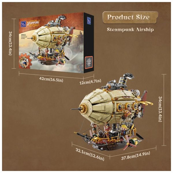 Конструктор Pantasy Original Дирижабль Steampunk (85021)