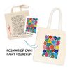 Набір для творчості Rosa Talent екосумка-розмальовка, Funny Flowers, 38х42 см (4823098543510)