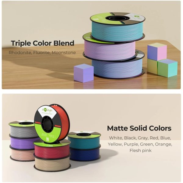 U1082891_4main Пластик для 3D-принтера Creality Soleyin matte 1кг, 1.75мм, white (3301010512)