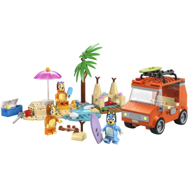 U1084475_2main Конструктор LEGO Bluey Пляж і сімейна поїздка на автомобілі Блуї (11202)