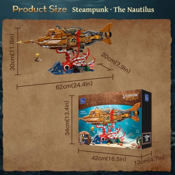 U1098923_8main Конструктор Pantasy Steampunk- Наутілус (85029)