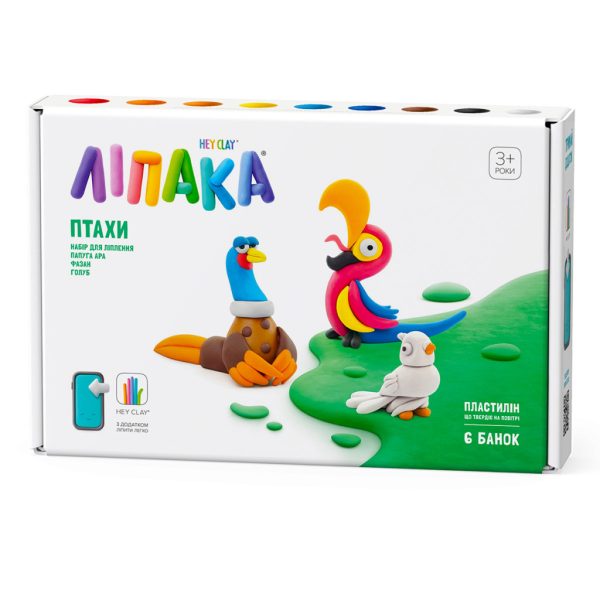 U1107198_main Набір для творчості Lipaka Птахи Папуга ара, фазан, голуб (60025-UA01)