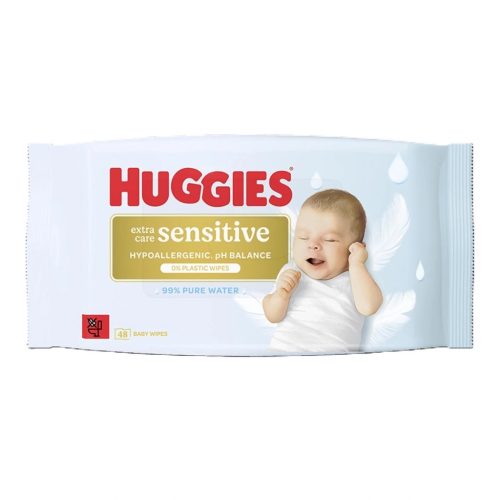 U1107665_main Дитячі вологі серветки Huggies Pure ExSens 48х8 (5029053585543)