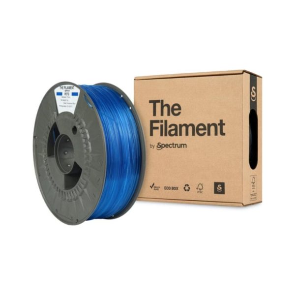 U1127763_3main Пластик для 3D-принтера The Filament PETG 1.75mm TRANSPARENT BLUE 1kg (TF-24027)