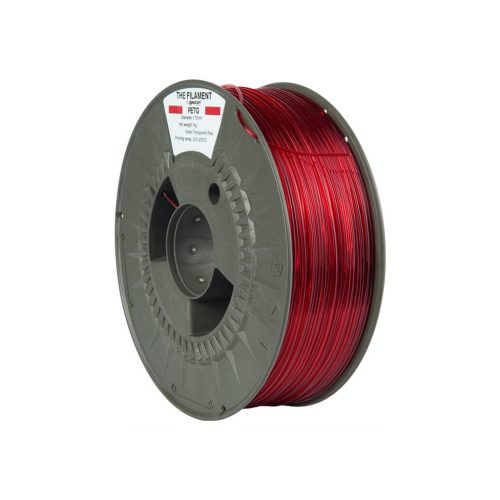 U1127765_main Пластик для 3D-принтера The Filament PETG 1.75mm TRANSPARENT RED 1kg (TF-24028)