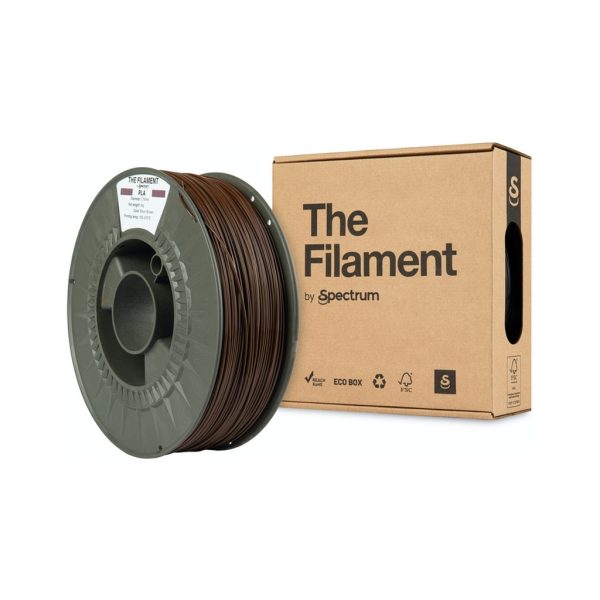 U1131024_3main Пластик для 3D-принтера The Filament PLA 1.75mm 1kg BISON BROWN (TF-24010)