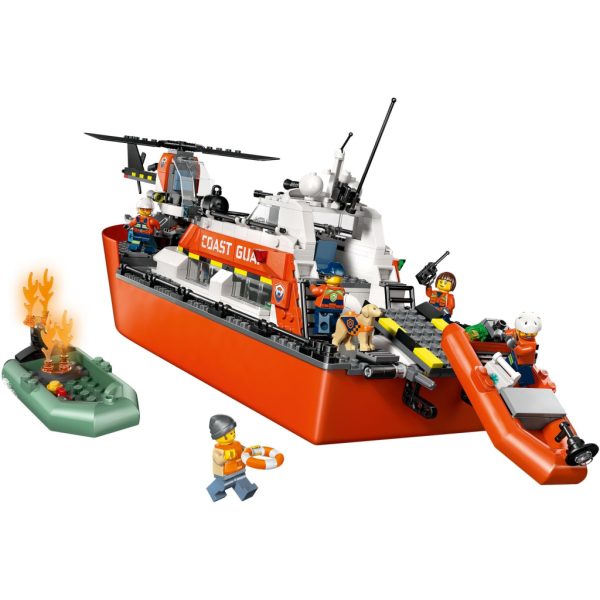 U1134421_3main Конструктор LEGO City Рятувальний катер і гелікоптер берегової охорони (60504)