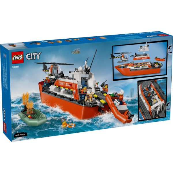 U1134421_7main Конструктор LEGO City Рятувальний катер і гелікоптер берегової охорони (60504)