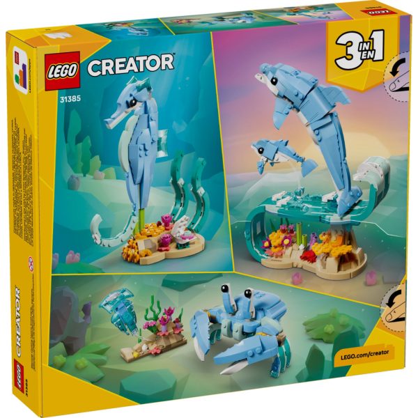 Конструктор LEGO Creator Морські тварини: красиві дельфіни (31385)