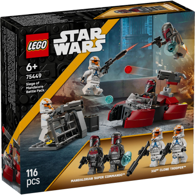 U1134502_big Конструктор LEGO Star Wars Бойовий комплект «Облога Мандалора» (75449)