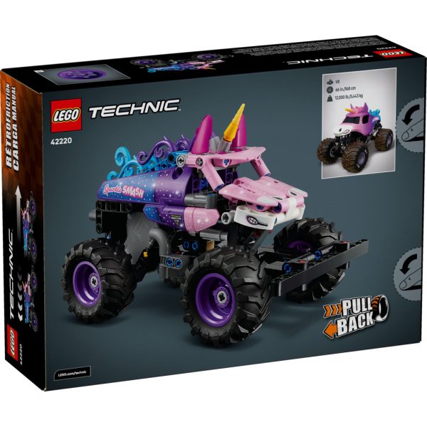 U1134522_7main Конструктор LEGO Technic Monster Jam Sparkle Smash із функцією «Pull-Back» (42220)