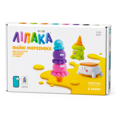 U1137599_big Набір для творчості Lipaka Файні морозивка Кульконавти, Єті Сендвіч, Ріжок Кувирок (60055-UA01)