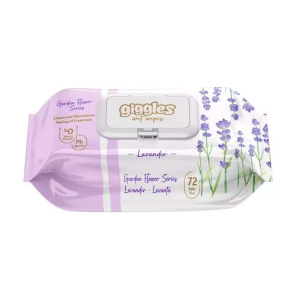 U1138536_main Дитячі вологі серветки Dolphin Lavander з клапоном 72 шт (8680131207428)