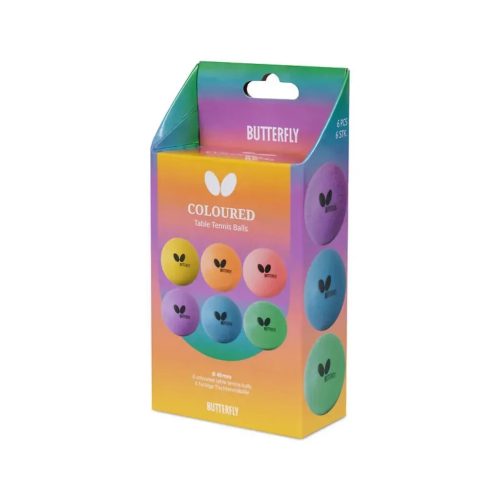 U1141213_main М'ячик для настільного теніса Butterfly Coloured Balls 6 шт (7011630440) (931944)