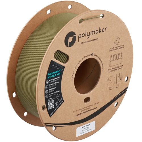 U1146001_main Пластик для 3D-принтера Polymaker HT-PLA-GF 1,75mm 1kg ARMY GREEN (PA18005)