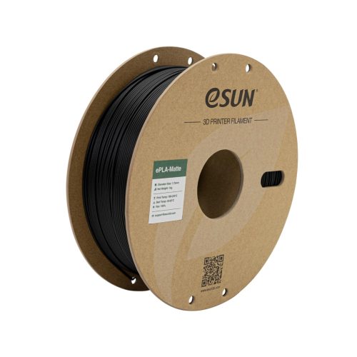 U1146841_main Пластик для 3D-принтера eSUN ePLA-Matte, 1,75мм, 1кг, deep black (ePLA-Matte-P175DB1)