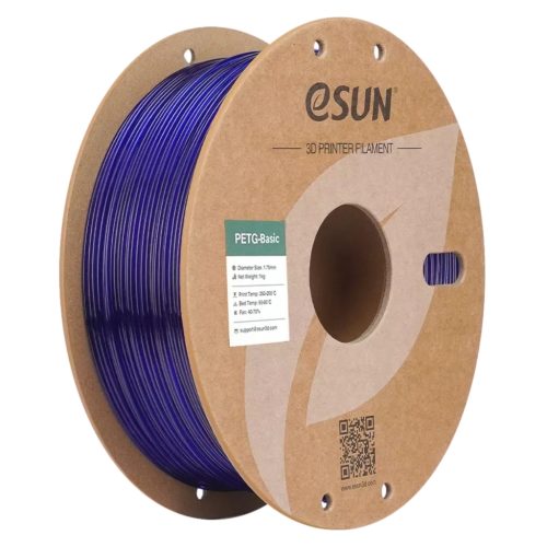 U1146855_main Пластик для 3D-принтера eSUN PETG BASIC Translucent 1,75mm 1kg BLUE (PETG-BASIC175T-U1P1)