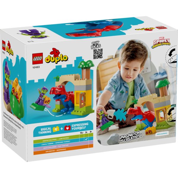 Конструктор LEGO DUPLO Marvel Динозавр Spidey-Rex проти Зеленого Гобліна (10463)