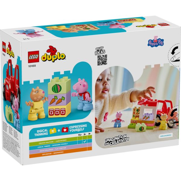 U1148367_6main Конструктор LEGO DUPLO Peppa Pig Трактор і ринок (10468)