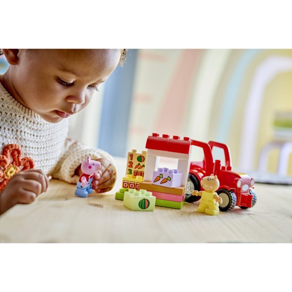 U1148367_8main Конструктор LEGO DUPLO Peppa Pig Трактор і ринок (10468)