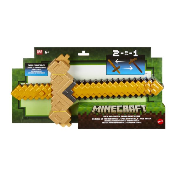 U1154101_main Іграшкова зброя Minecraft Меч-трансформер 2 в 1 (JKC15)