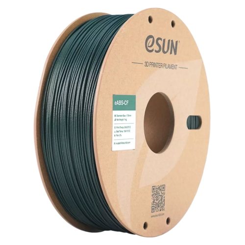 Пластик для 3D-принтера eSUN EABS-CF 1,75mm 1kg DARK GREEN (EABS-CF-P175AG1)