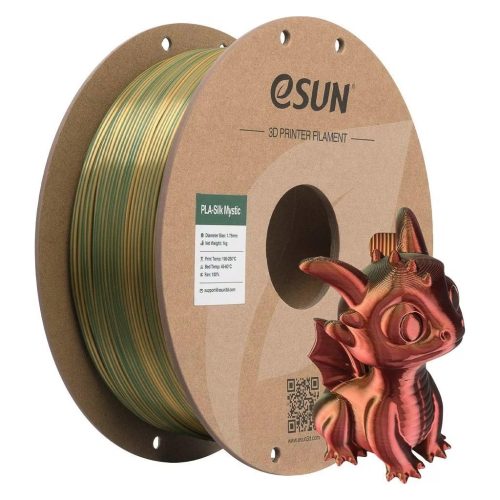 U1157390_main Пластик для 3D-принтера eSUN ePLA-Silk Mystic 1.75мм 1kg GoldRedGreen (EPLA-SILKMYSTIC-P175JRG1)