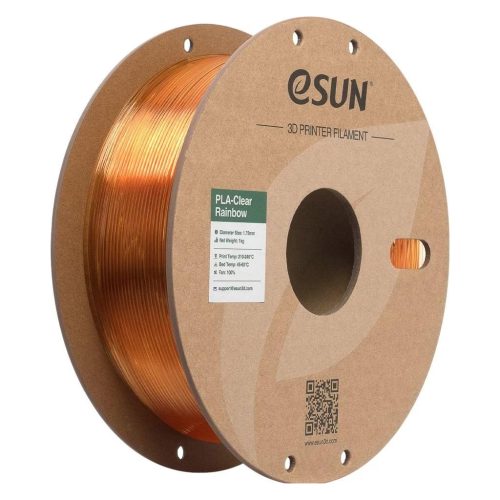 U1158659_main Пластик для 3D-принтера eSUN PLA Clear Rainbow 1,75mm 1kg FLAME-Crystal (PLA-CLRB175O-CF1P1)