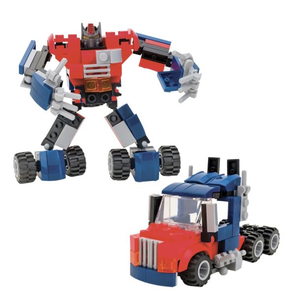 U1165211_2main Конструктор Cubix Traxfigure 2-в-1, червоний/синій (39727/2)