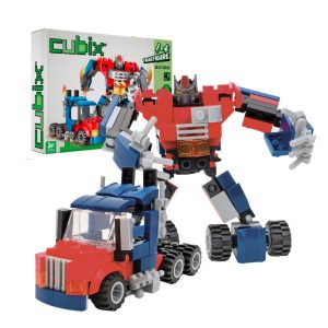 Конструктор Cubix Traxfigure 2-в-1, червоний/синій (39727/2)