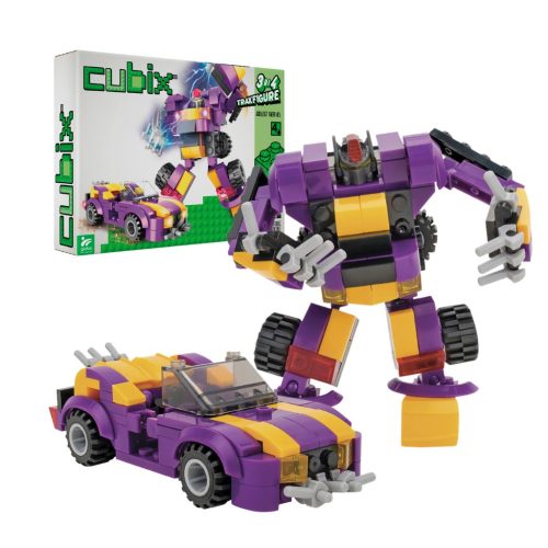 U1165213_main Конструктор Cubix Traxfigure 2-в-1, фіолетовий (39727/3)