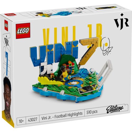 Конструктор LEGO Editions Football Вінісіус Жуніор — найкращі моменти футбольних матчів (43027)