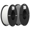 Пластик для 3D-принтера Creality Ender PLA 1.75мм, 2x1кг, white+grey