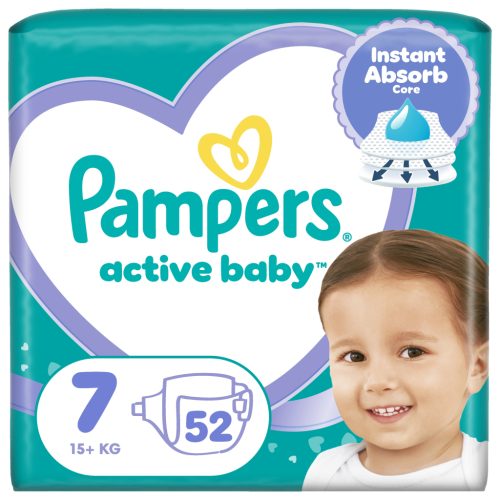 Підгузки Pampers Active Baby Розмір 7 (15+ кг) 52 шт (8006530230131)