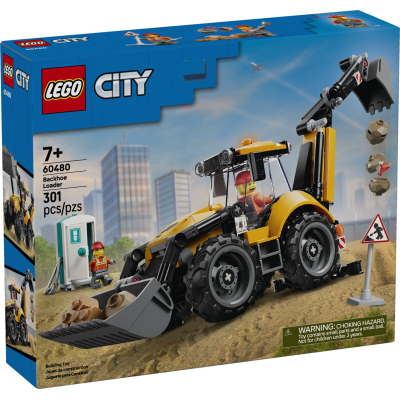 U1173997_big Конструктор LEGO City Жовтий екскаватор-навантажувач (60480)