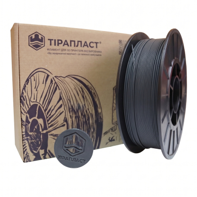 U1187055_big Пластик для 3D-принтера Тірапласт PLA 1.75 мм 0,75кг, silver (25290)