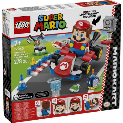 U1084508_big Конструктор LEGO Super Mario Mario Kart – Interactive Mario та Standard Kart (72043)