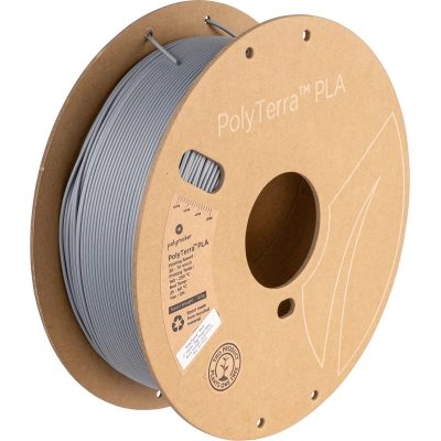 U1146363_big Пластик для 3D-принтера Polymaker PLA PolyTerra 1,75mm 1kg Grey, Fossil (PM70824)